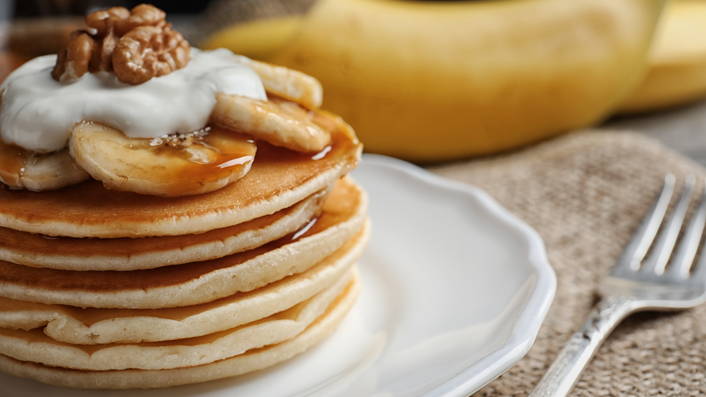 Banana Oat Pancakes