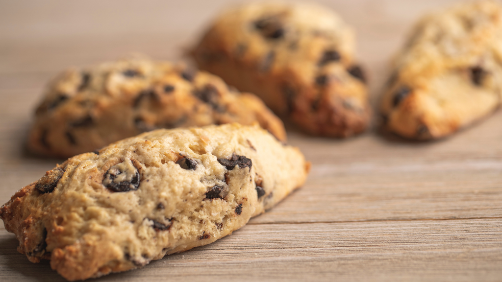 Chocolate Banana Bread Scones