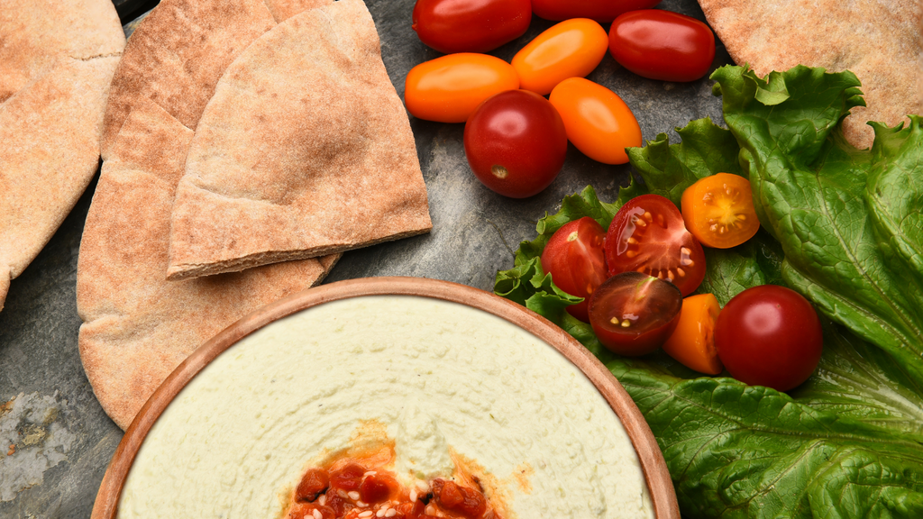 Pita Bread and Hummus