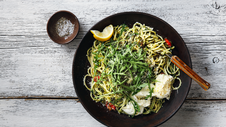 Arugula Pesto Pasta