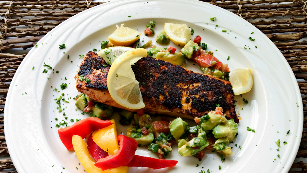 Blackened Fish with Street Corn Style Salsa