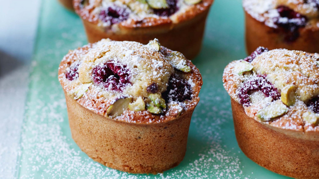 Raspberry & Pistachio Friands