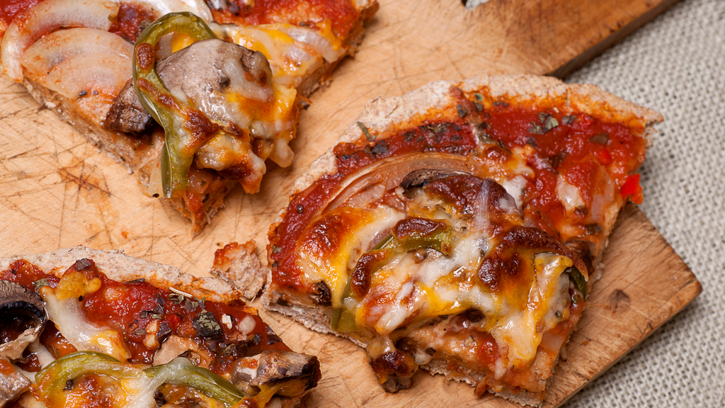 Spicy Mushroom & Fontina Pizza