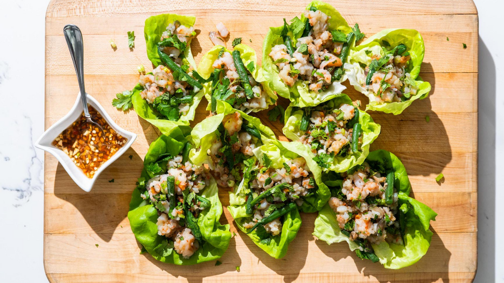 Thai Shrimp Lettuce Cups