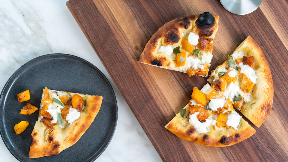 Squash & Burrata Pizza