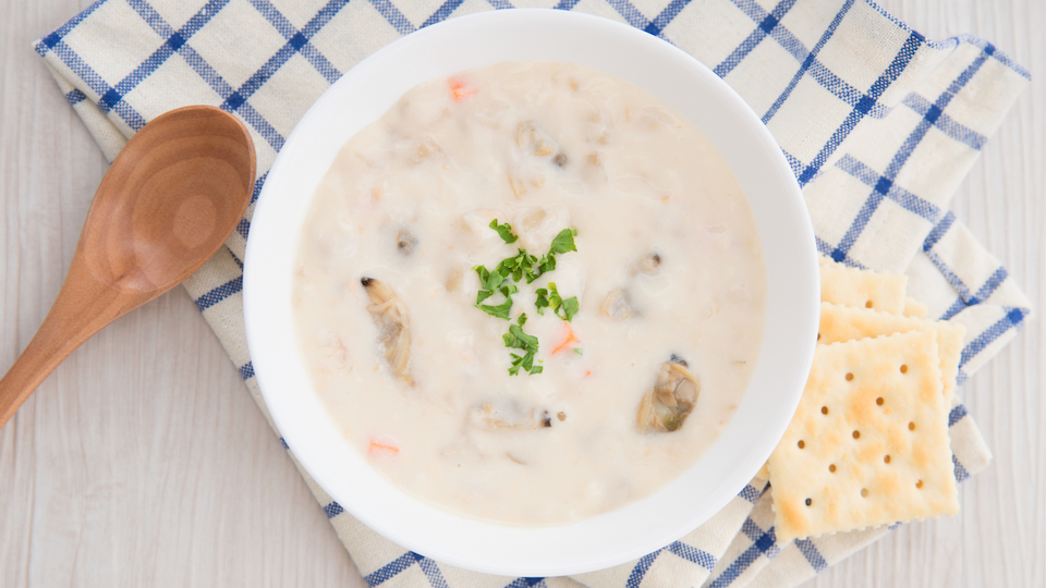 Lighter Clam Chowder