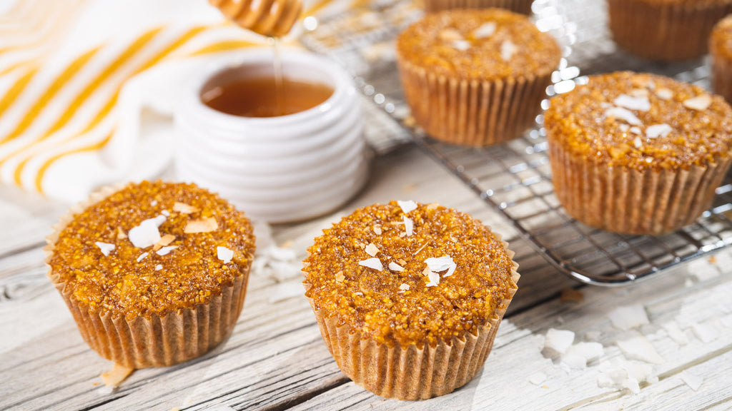 Brazilian Coconut & Cornmeal Cake with Spiced Whipped Coffee