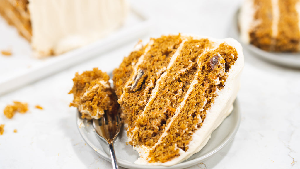 Carrot Cake with Maple Cream Cheese Frosting