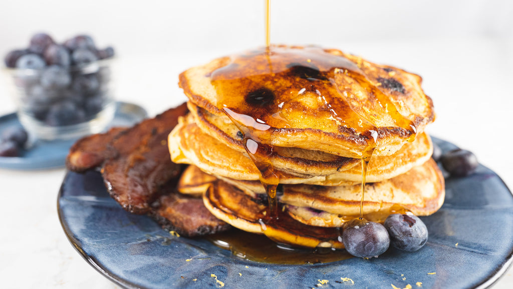 Meyer Lemon Ricotta Pancakes